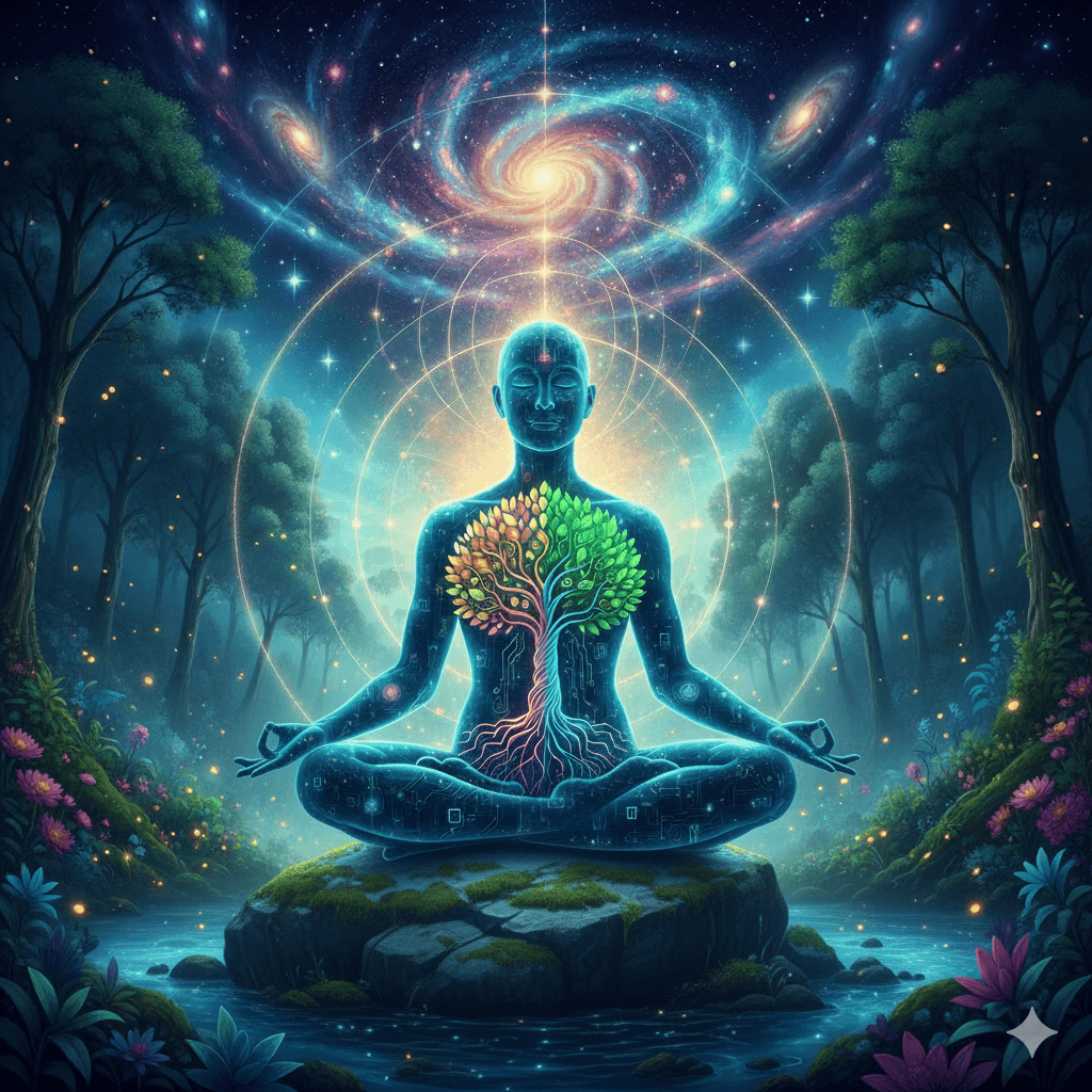 التوازن بين العقل والطبيعة: كيف يعيد الإنسان الاتصال لرفع الوعي الداخلي