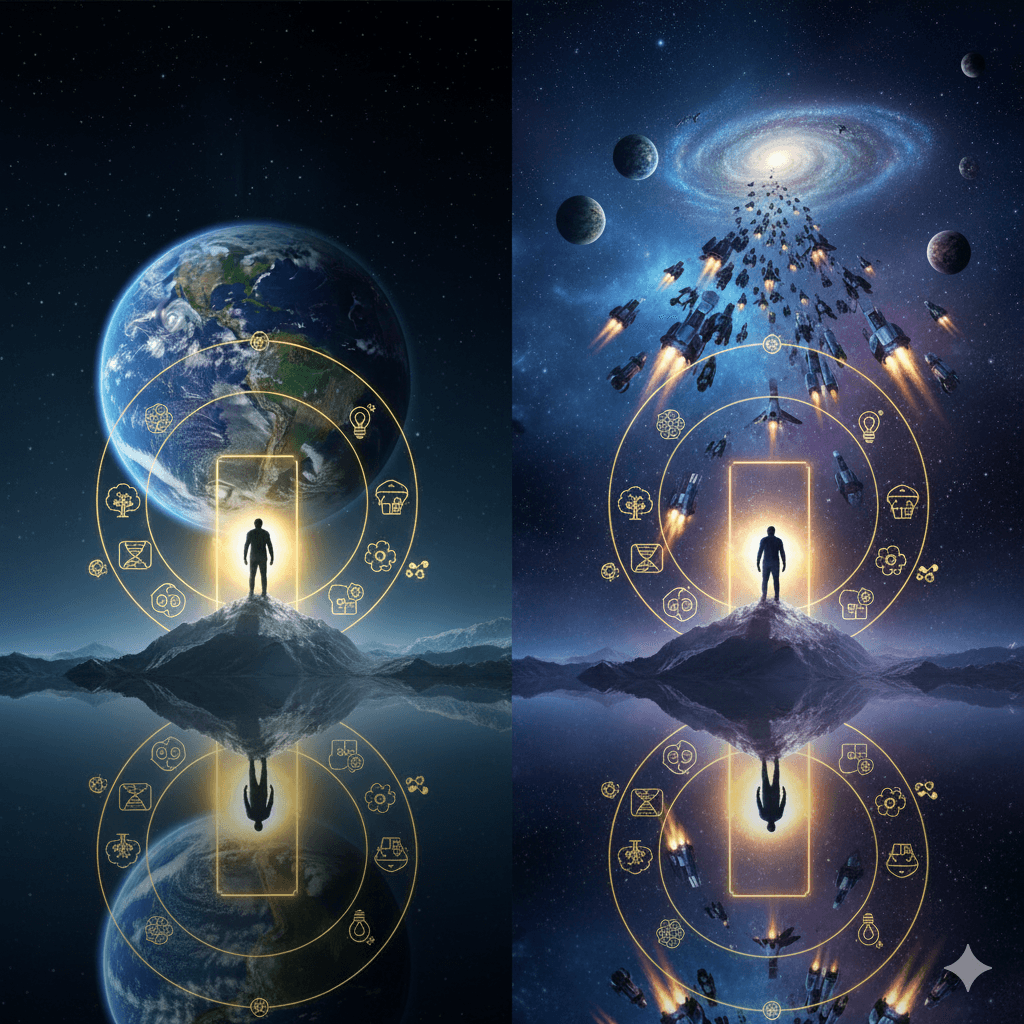 The Future of Humanity: Between Adaptation and Cosmic Passage